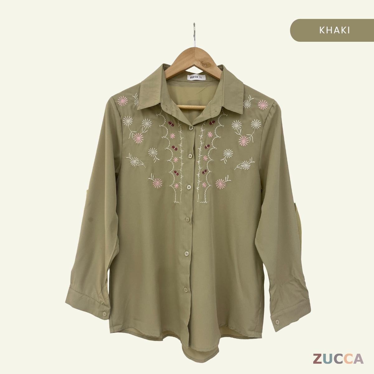 ZUCCA ALYANI BLAUS WANITA SULAMAN BUNGA - DM243 BAJU WANITA
