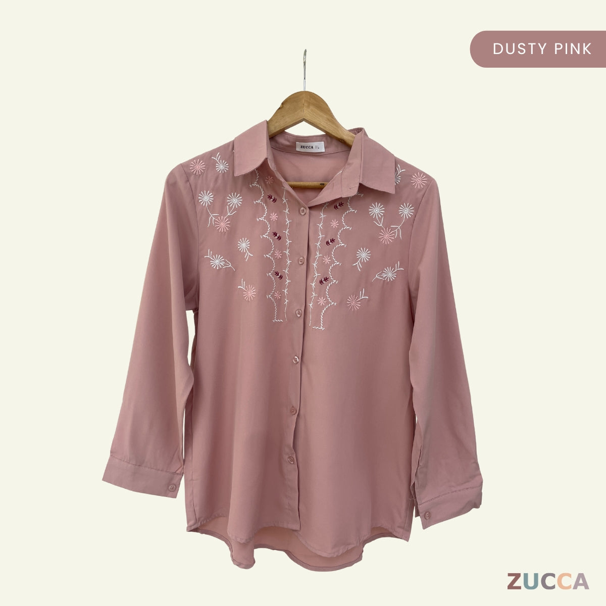 ZUCCA ALYANI BLAUS WANITA SULAMAN BUNGA - DM243 BAJU WANITA