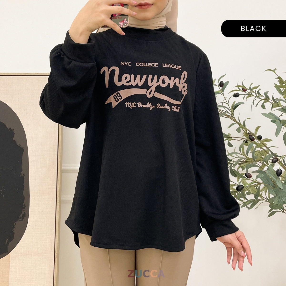 ZUCCA DALINIA CASUAL PRINT SHIRT - DM141