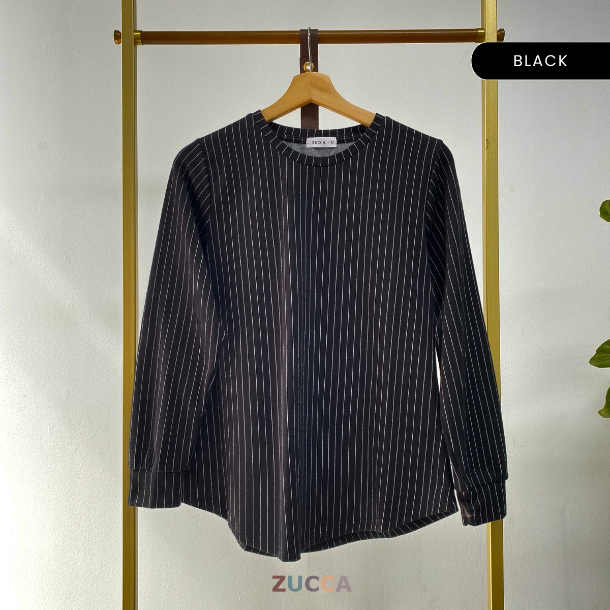 ZUCCA JIHAN PINSTRIPE CASUAL SHIRT - MA052