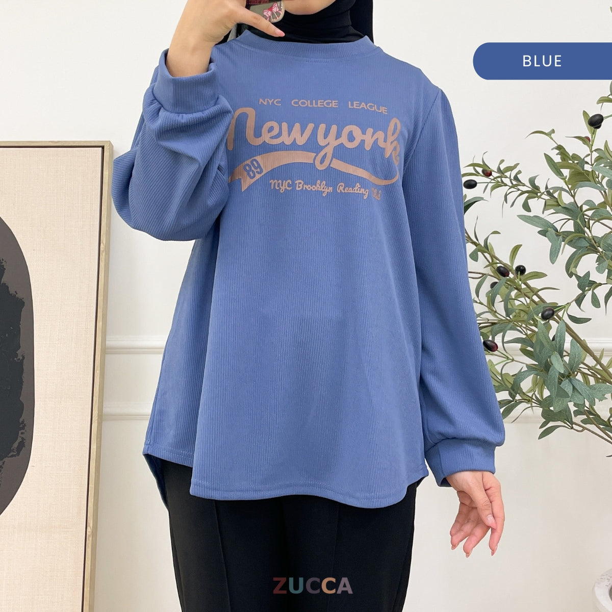 ZUCCA DALINIA CASUAL PRINT SHIRT - DM141