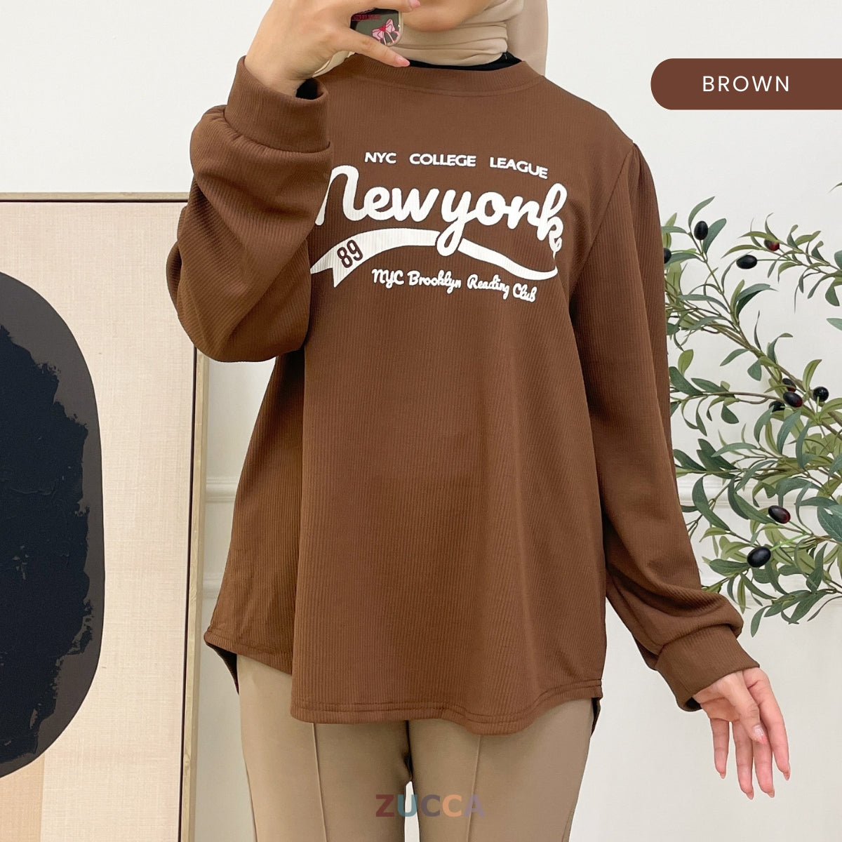 ZUCCA DALINIA CASUAL PRINT SHIRT - DM141