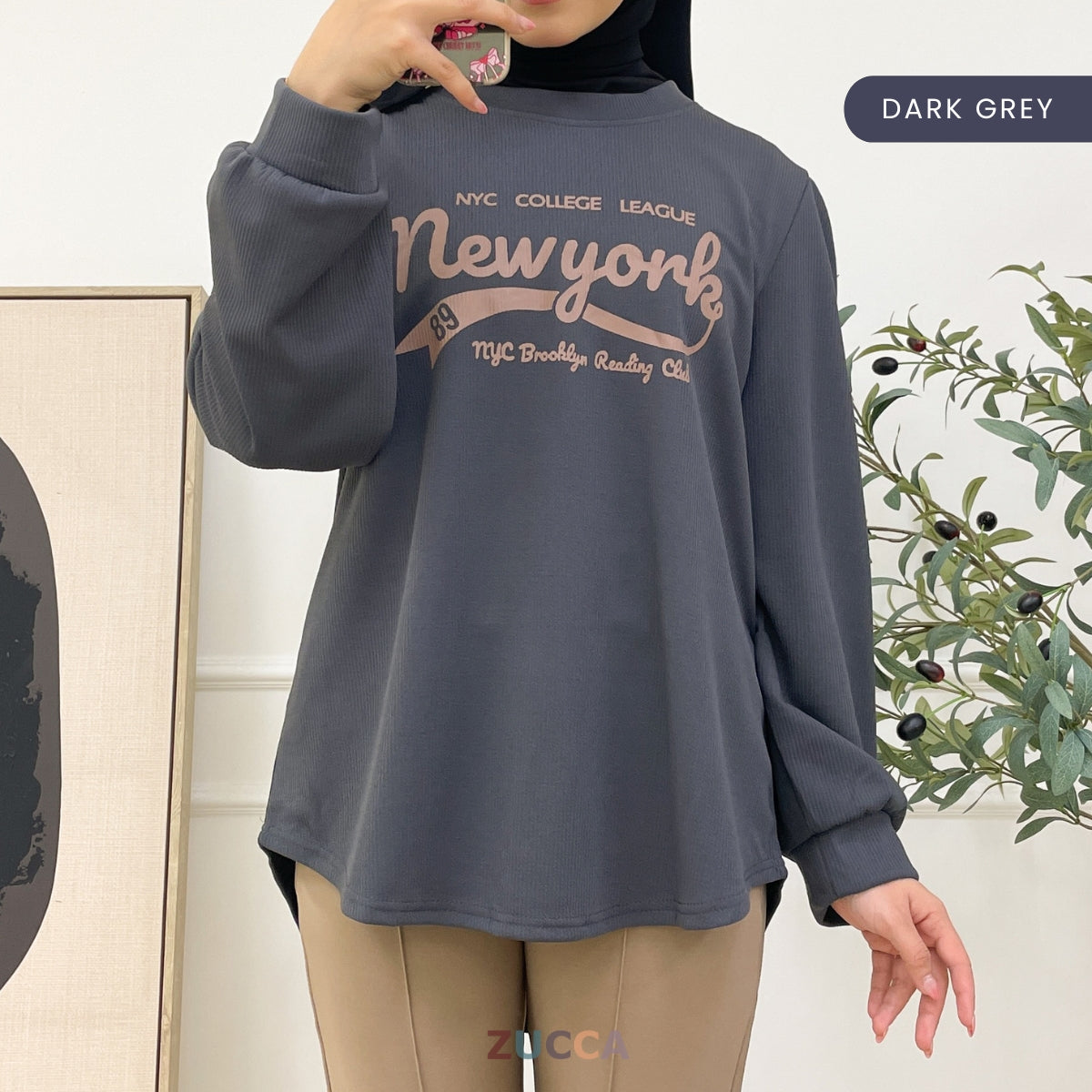 ZUCCA DALINIA CASUAL PRINT SHIRT - DM141