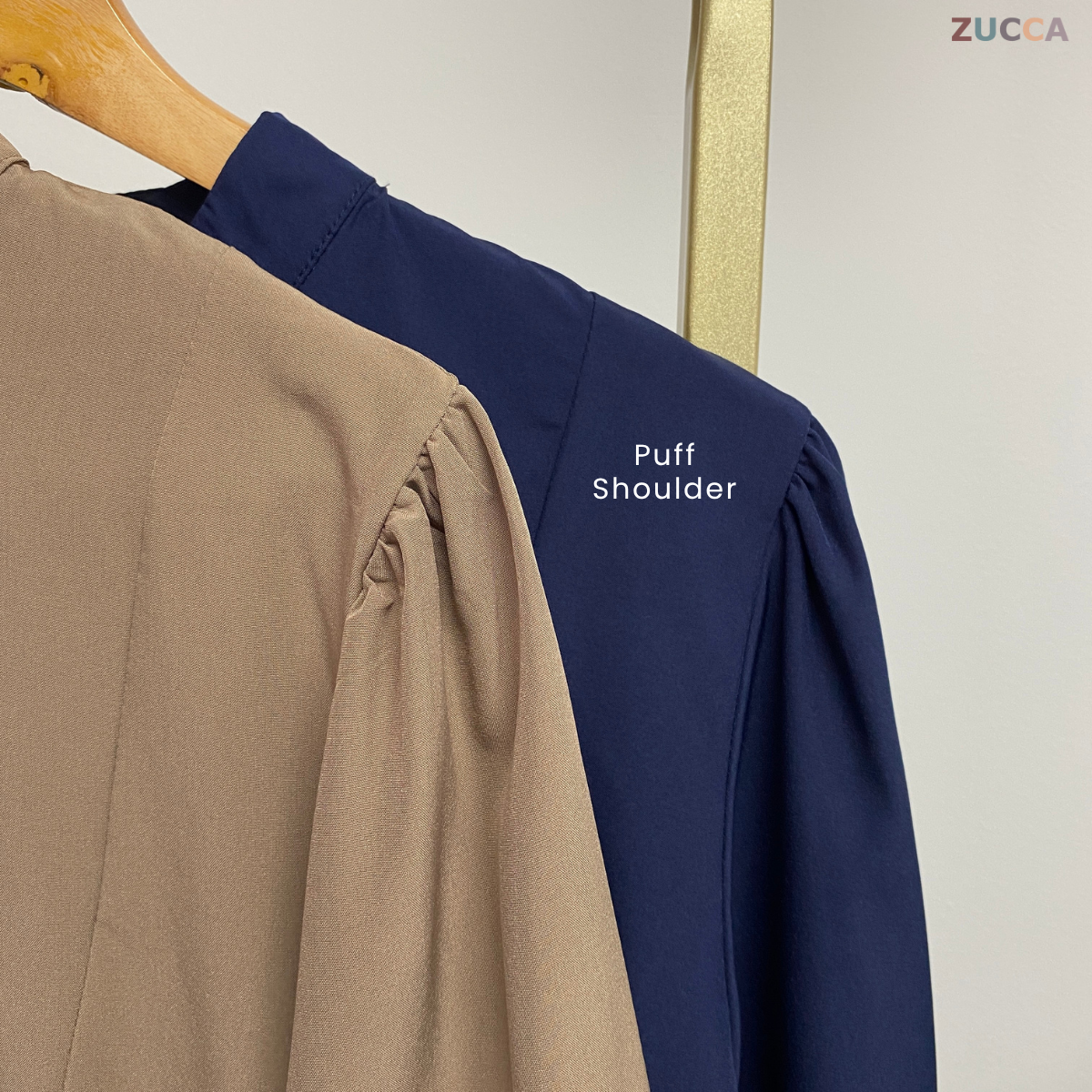ZUCCA HAYNA HALF-BUTTON COTTON WOMEN BLOUSE - DM020 BAJU KEMEJA WANITA KOREAN STYLE