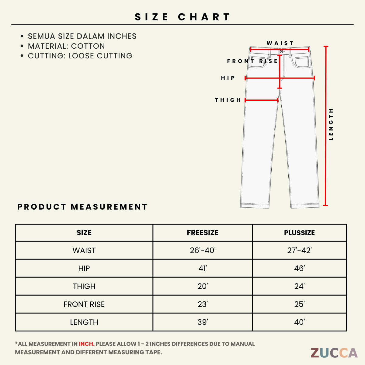 ZUCCA CARLOS BUTTON STRAIGHT PANTS KOREAN STYLE - DM025