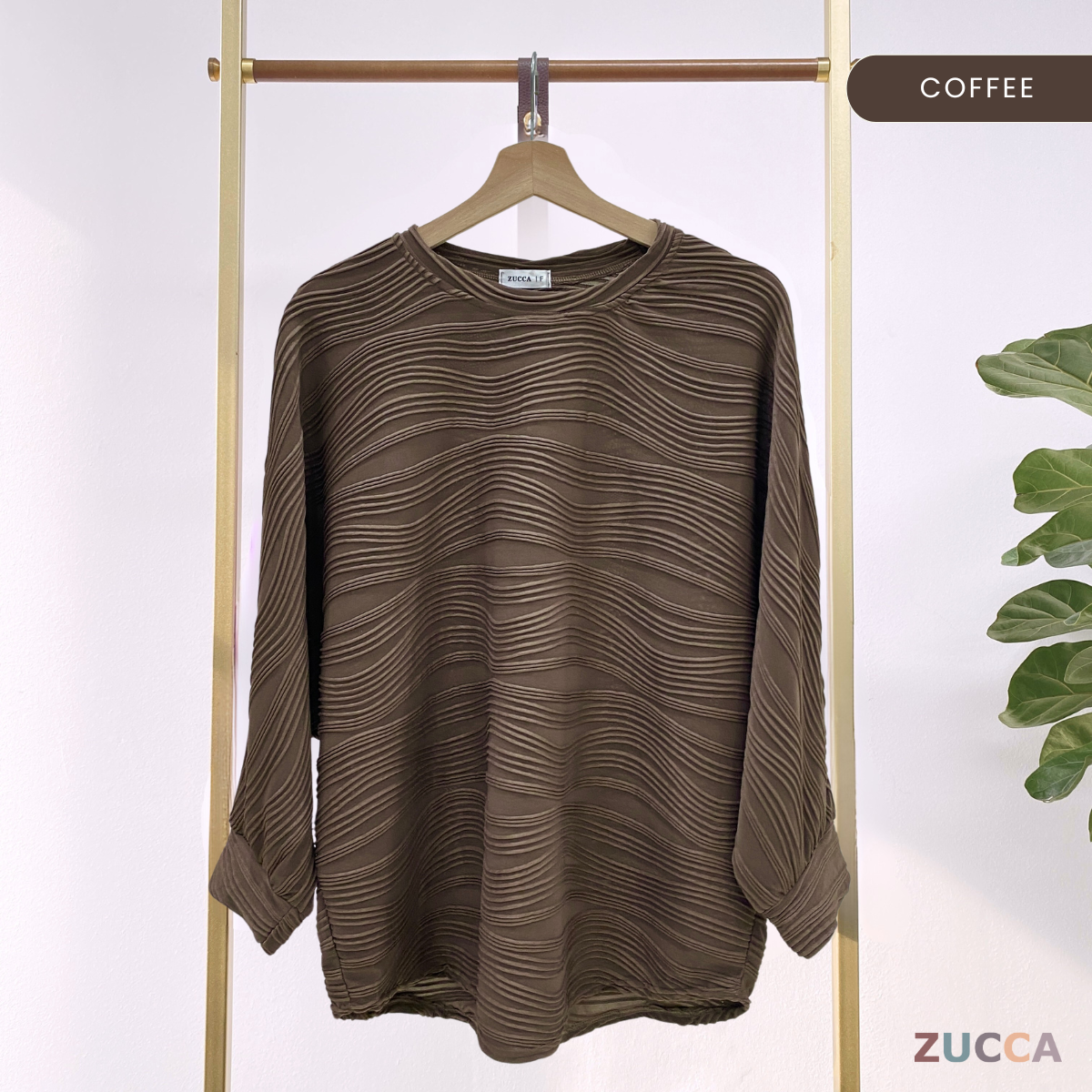 ZUCCA FARISA KEMEJA CORAK BERJALUR - DM089