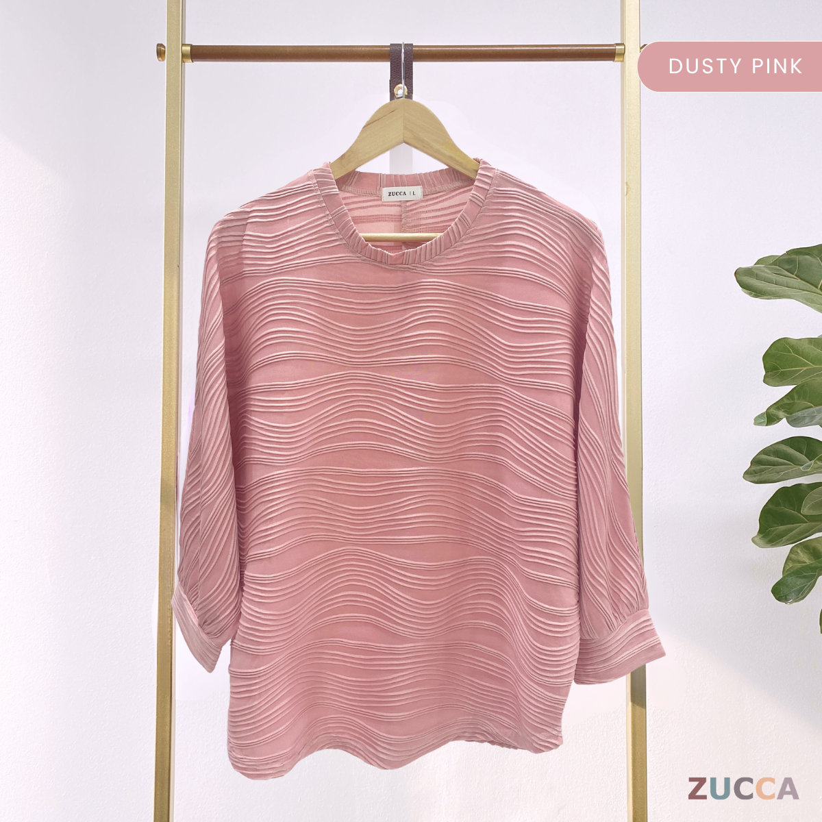 ZUCCA FARISA KEMEJA CORAK BERJALUR - DM089