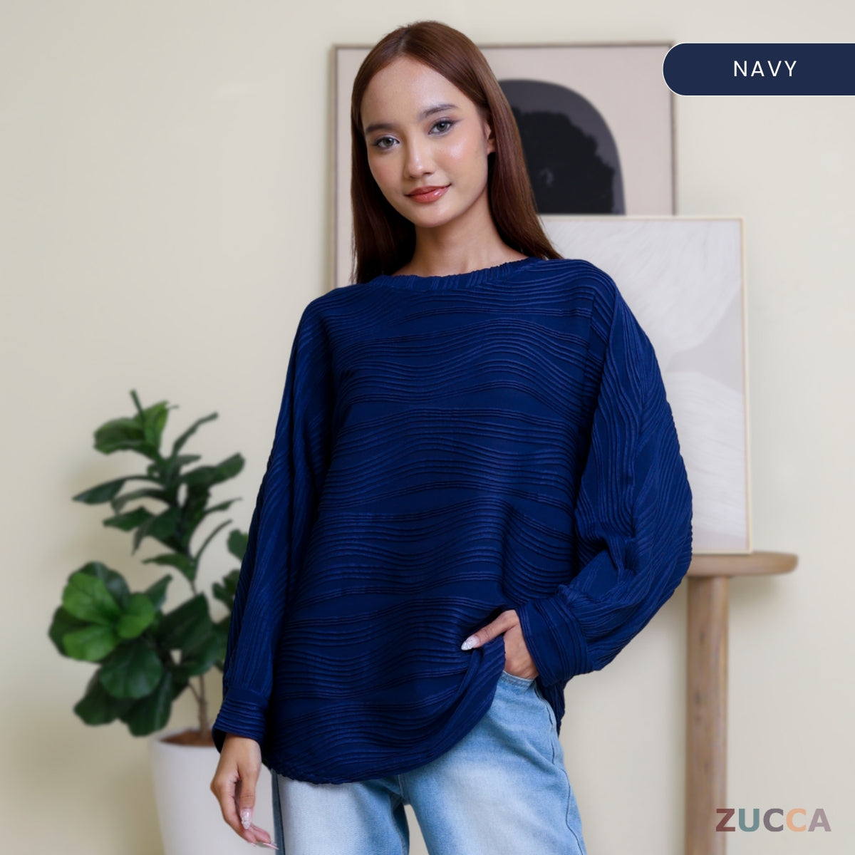 ZUCCA FARISA KEMEJA CORAK BERJALUR - DM089