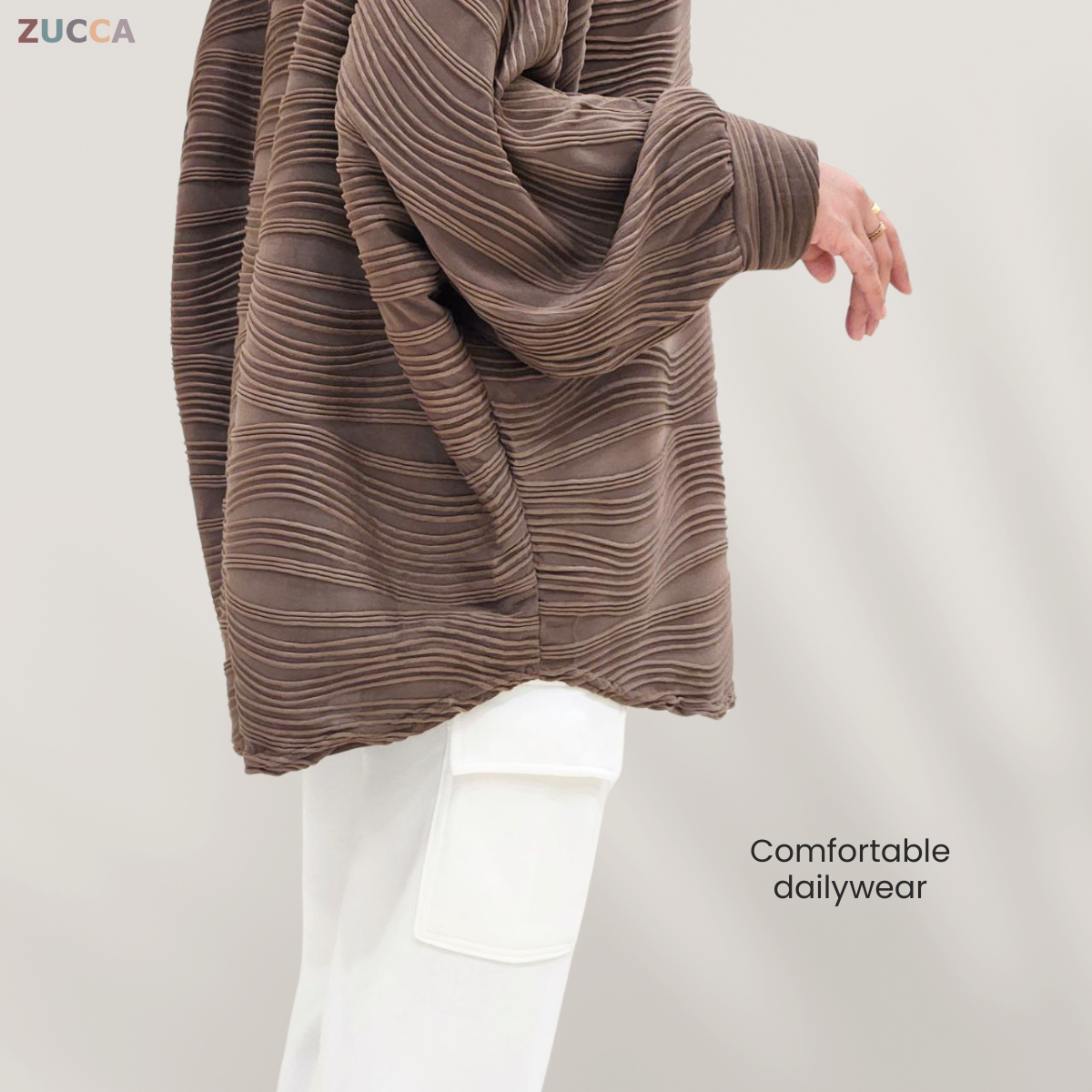 ZUCCA FARISA KEMEJA CORAK BERJALUR - DM089