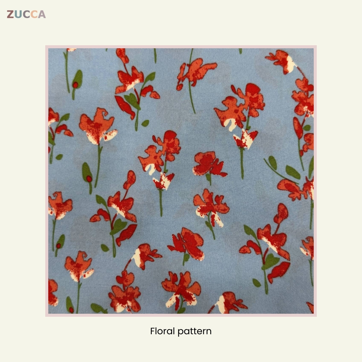 ZUCCA NANA KEMEJA WANITA FLORAL BERKOLAR PETERPAN - DM099 GAYA KOREA