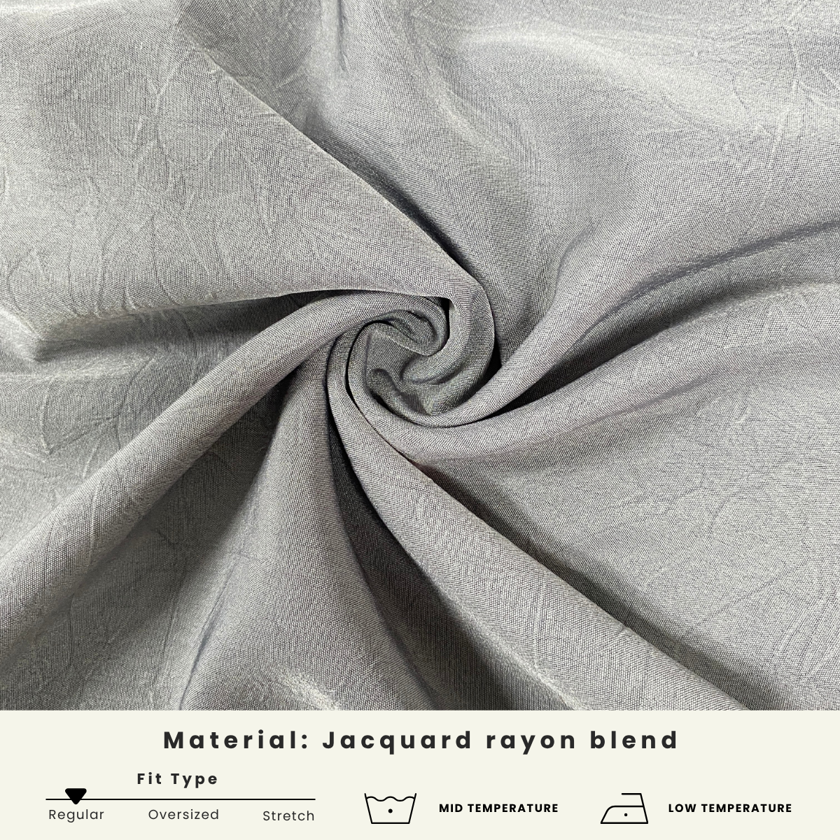 ZUCCA WAZAR LONG BLOUSE COMFY IRONLESS - DM109 Baju Cotton