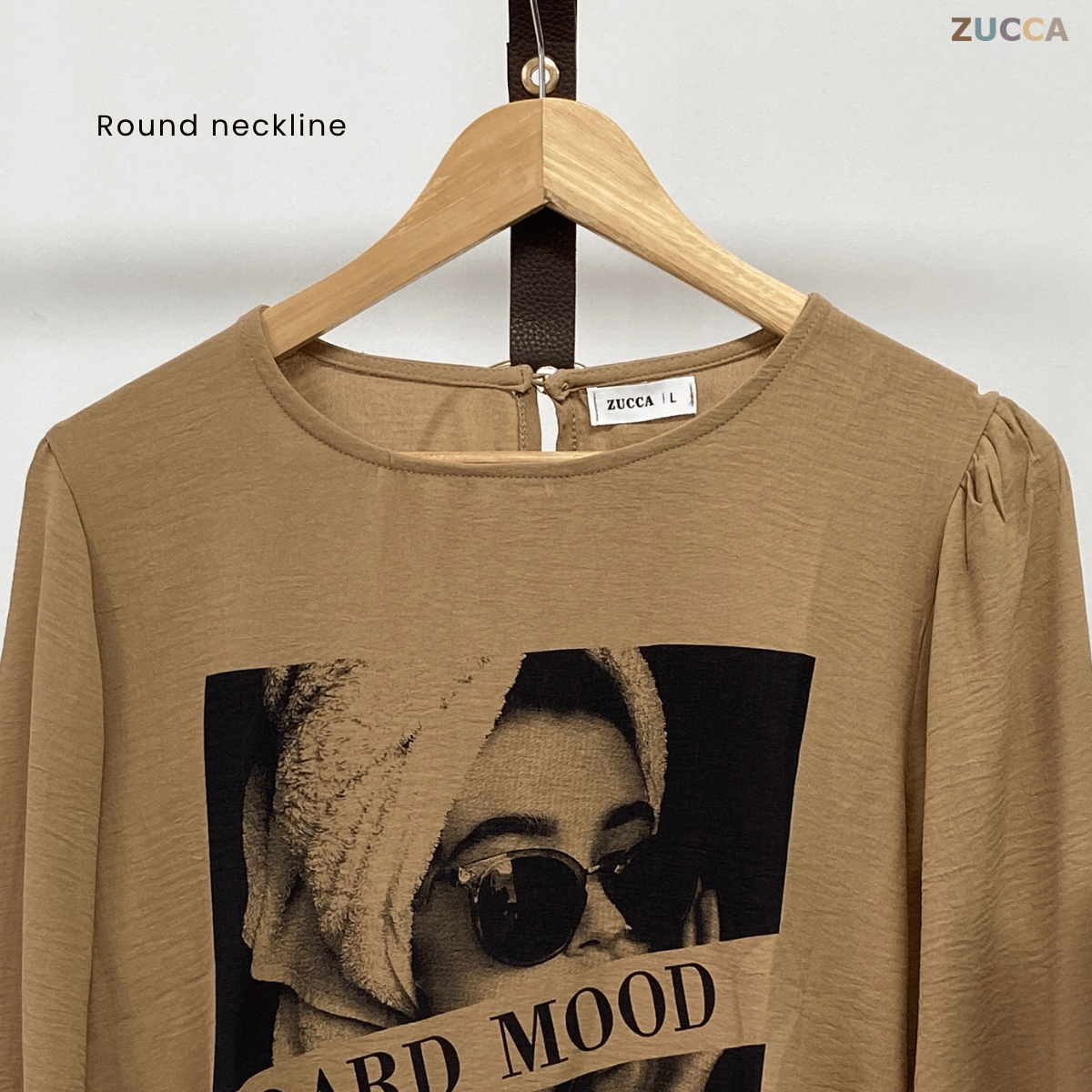 ZUCCA NAYANA BLOUS WANITA COTTON CEY BERCETAK - DM110