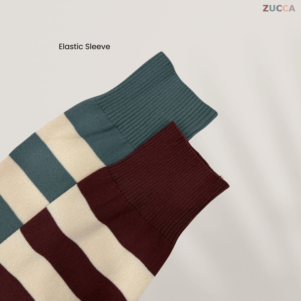 ZUCCA IVANA KEMEJA JALUR LEHER TINGGI BERZIP SEPARUH - DM115 NEW