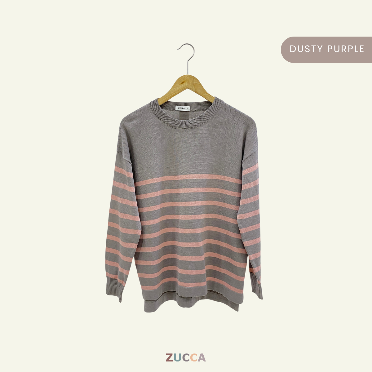 ZUCCA JESSICA COTTON KNIT SEJUK BLOUSE - DM116