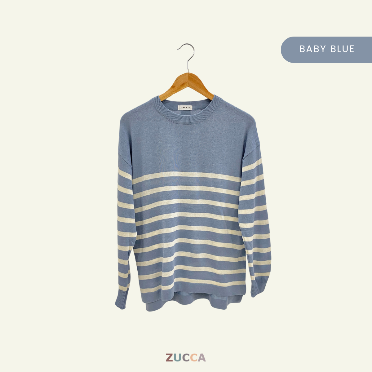 ZUCCA JESSICA COTTON KNIT SEJUK BLOUSE - DM116