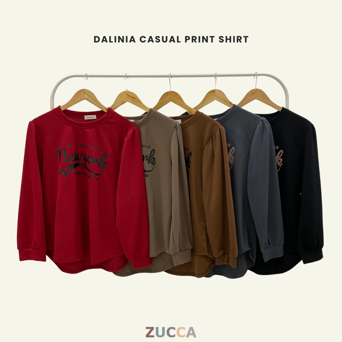 ZUCCA DALINIA CASUAL PRINT SHIRT - DM141