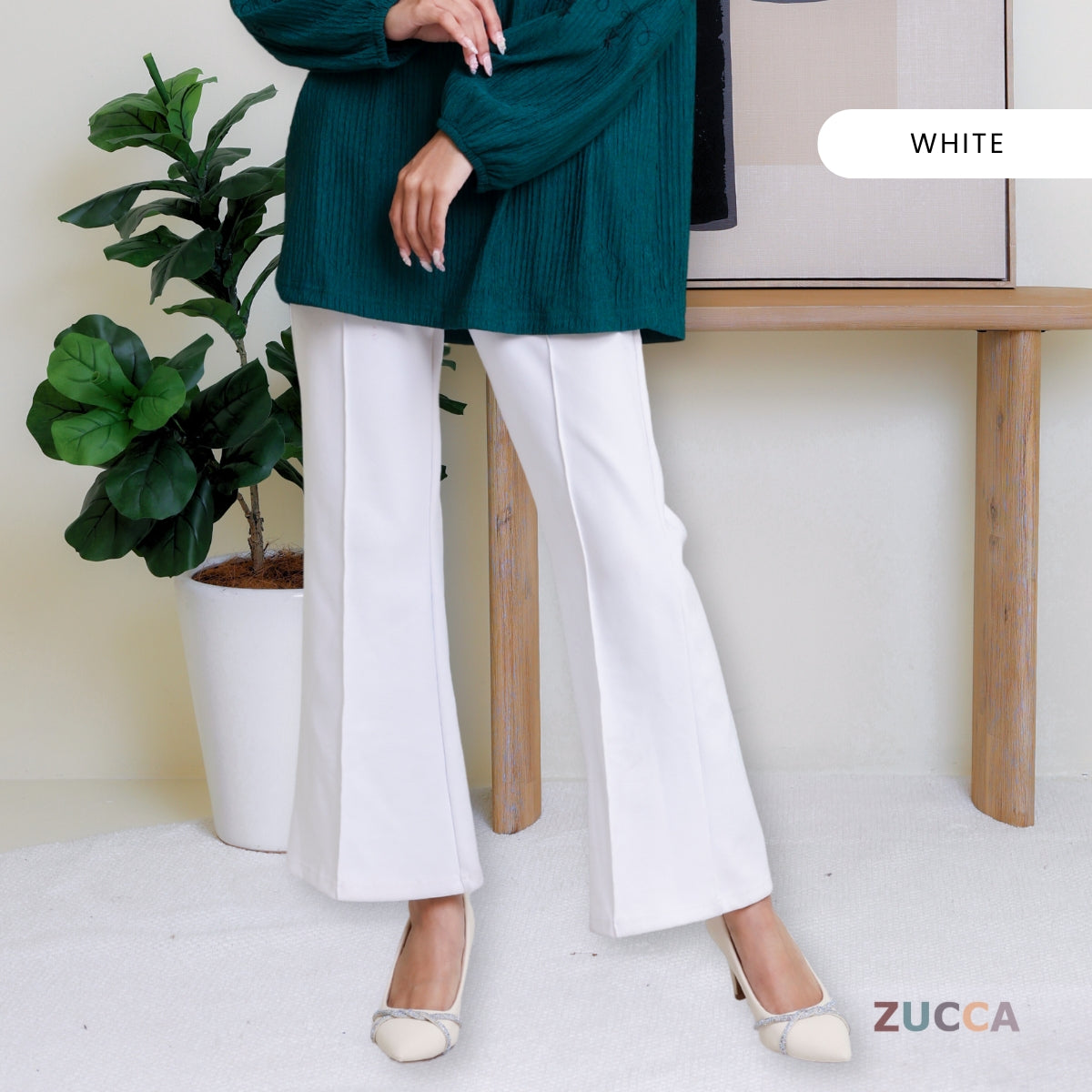 Davi High Waist Flare Women Pants - DM170