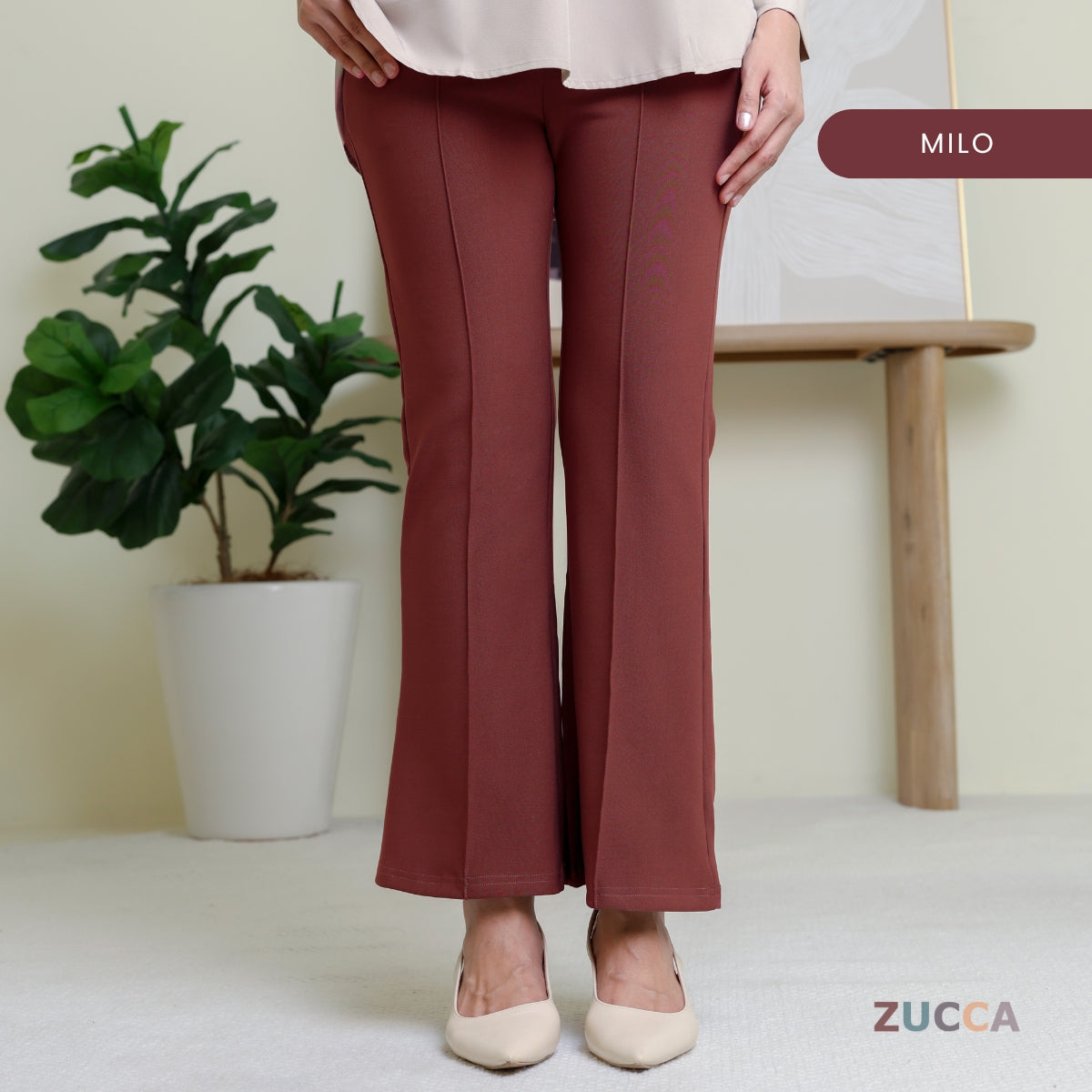 Davi High Waist Flare Women Pants - DM170