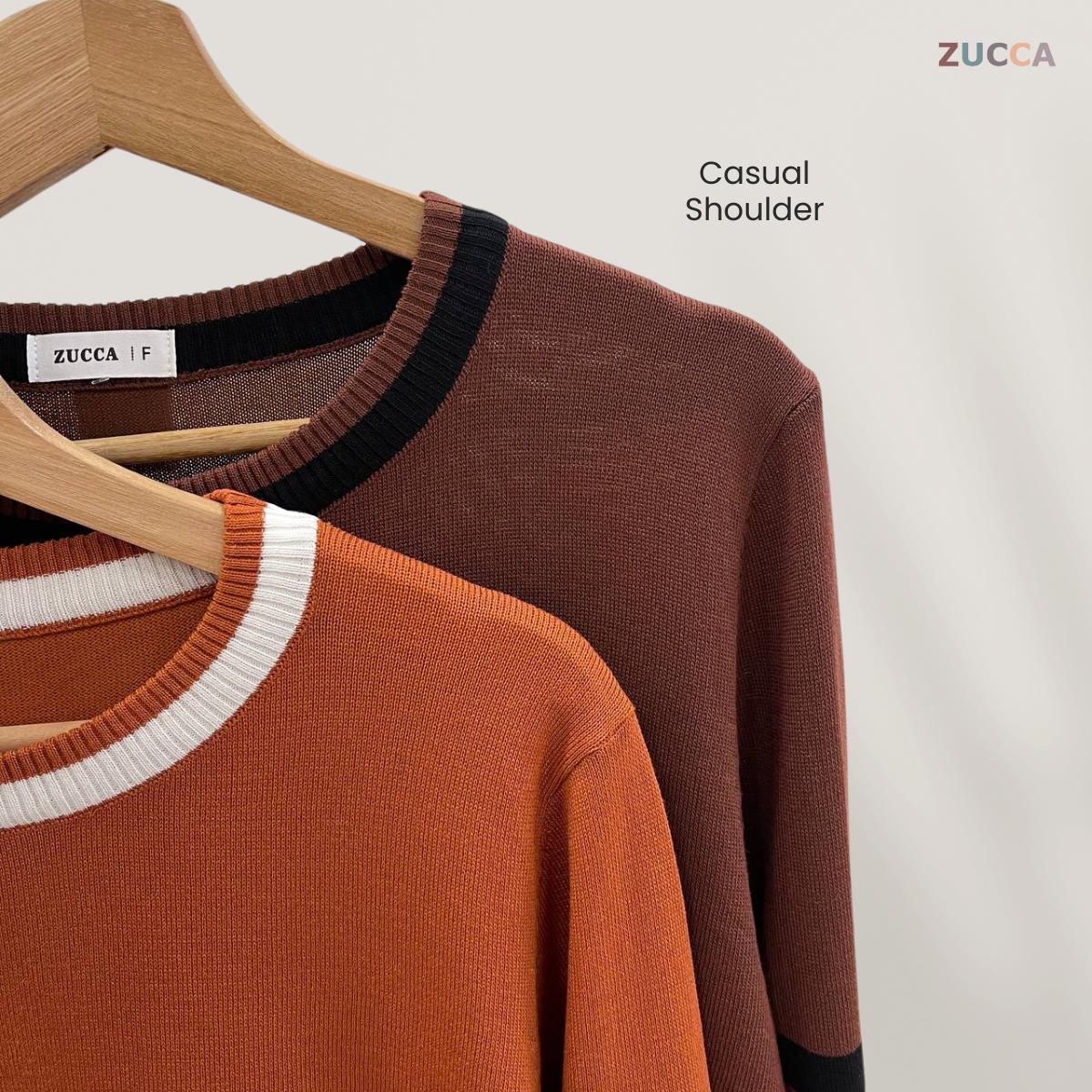 ZUCCA BATRISYA KEMEJA KASUAL KNITTED BERJALUR - DM172