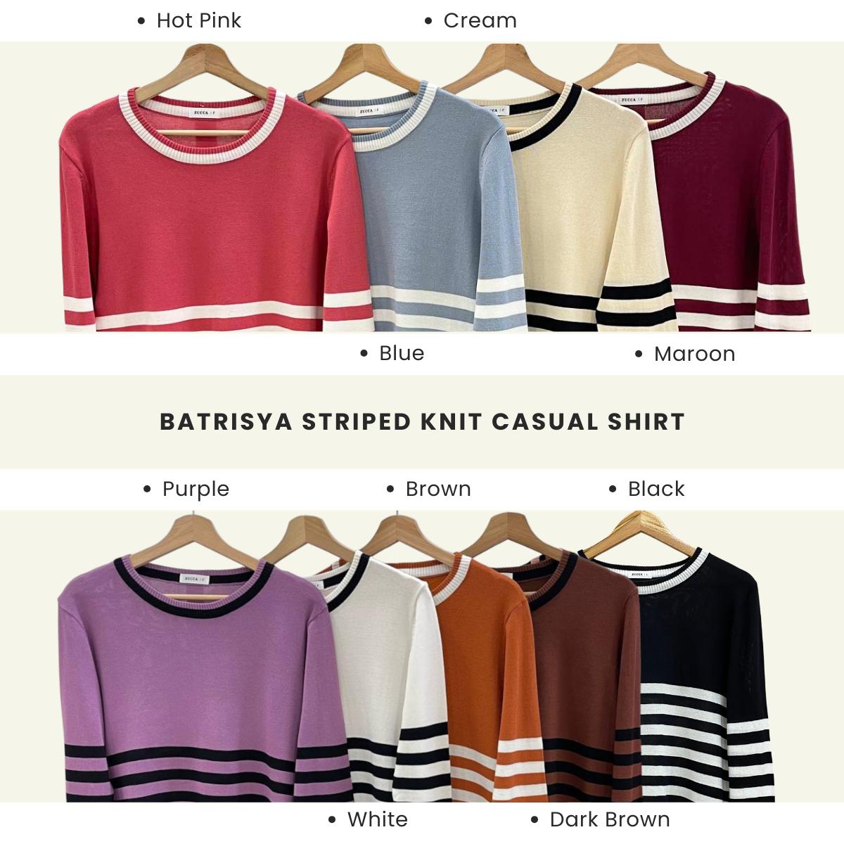 ZUCCA BATRISYA KEMEJA KASUAL KNITTED BERJALUR - DM172