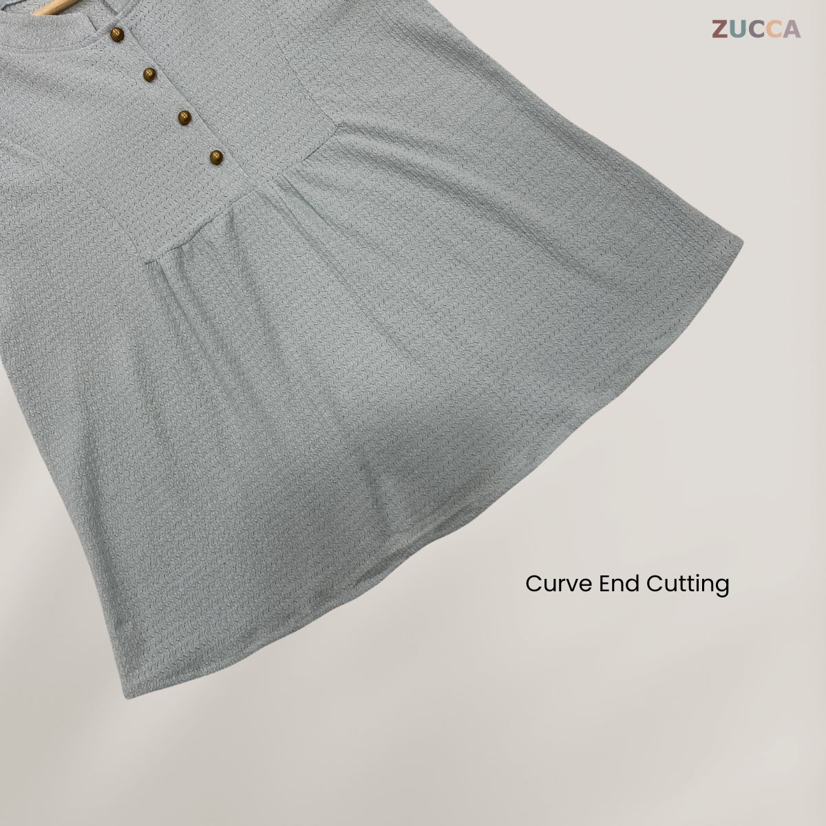 ZUCCA HUSNA BLOUSE DOLLY BUTANG SEPARUH - DM184
