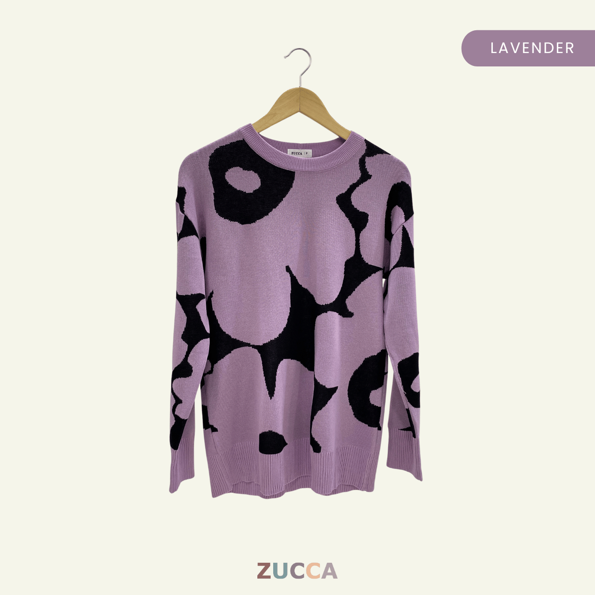 ZUCCA FAUZIAH FLORAL PRINT KNIT SHIRT - DM191 KOREAN STYLE