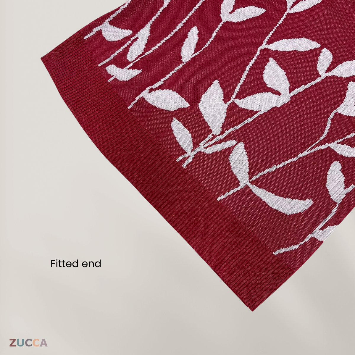 ZUCCA IZARA LEAF PRINT KNIT SHIRT - DM192 KOREAN STYLE