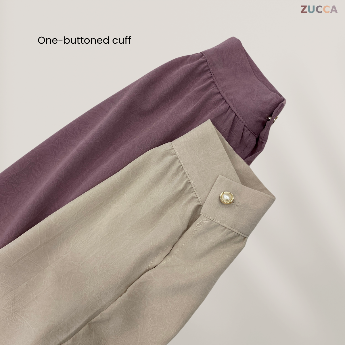 ZUCCA RHEA CASUAL BUTTON UP COLLARED WOMEN SHIRT - DM217 POCKET