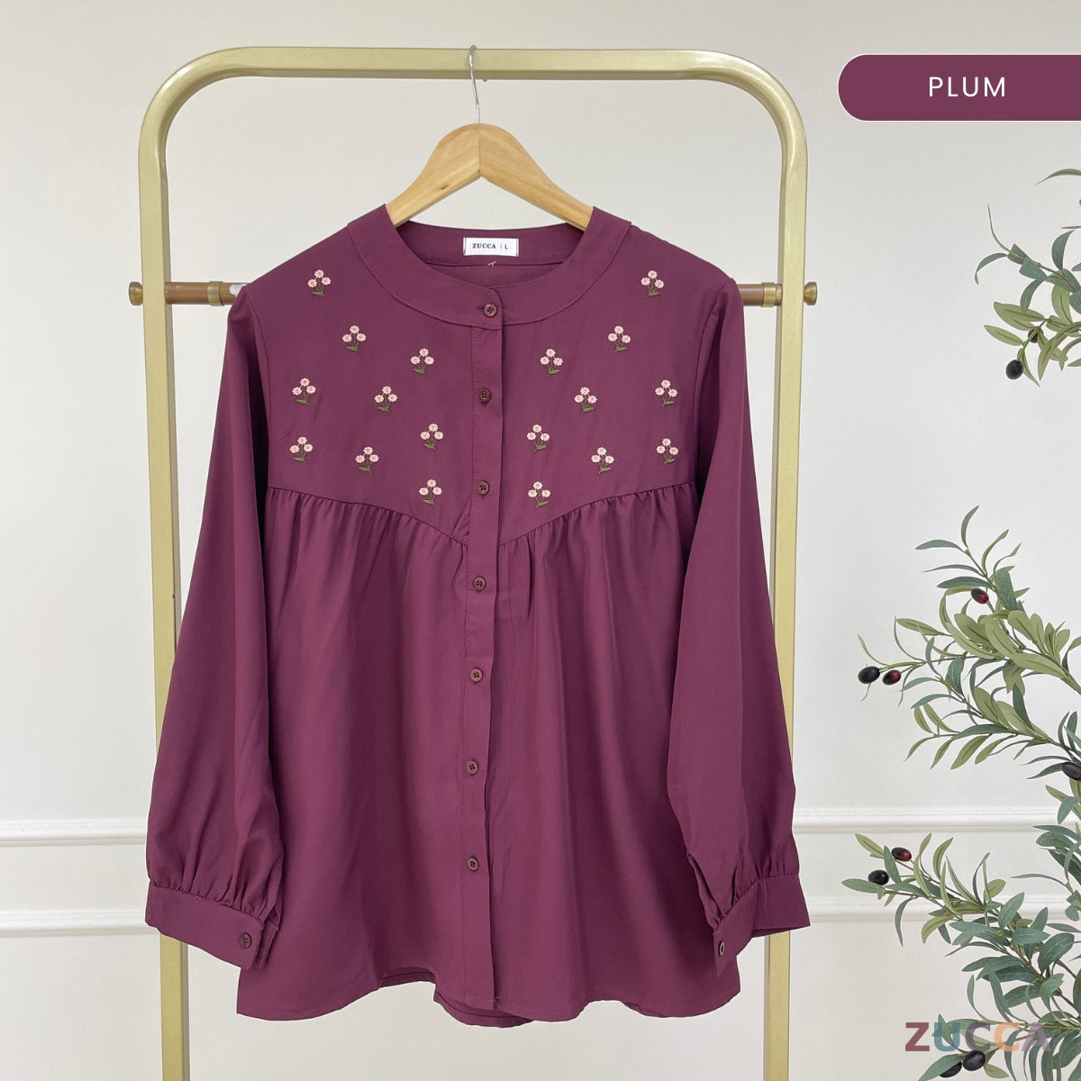 ZUCCA LIYARA BLOUSE SULAMAN BUNGA DOLLY – DM235