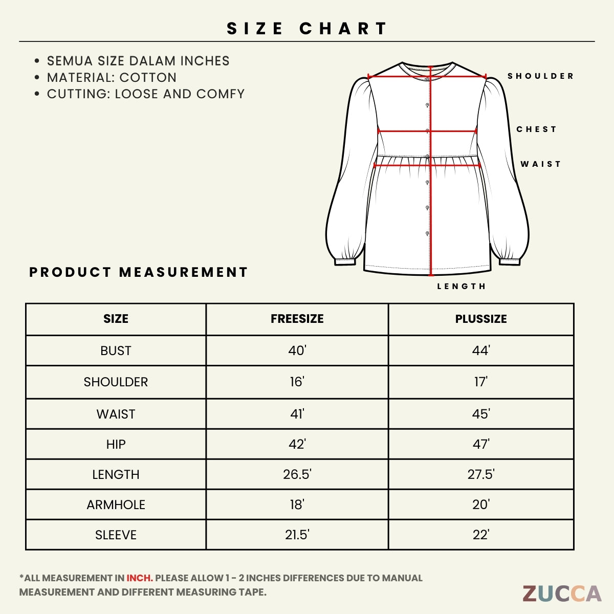 ZUCCA ZEETA KOREAN CHECKERED BUTTON BLOUSE - DM238