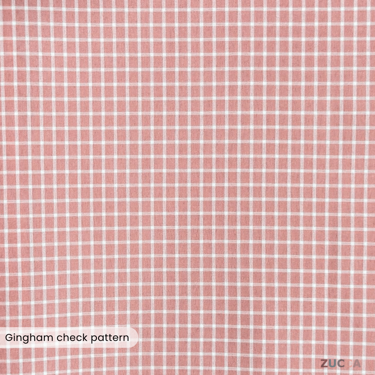 ZUCCA AVELIA GINGHAM CHECKER LONG BLOUSE - DM245 BAJU WANITA