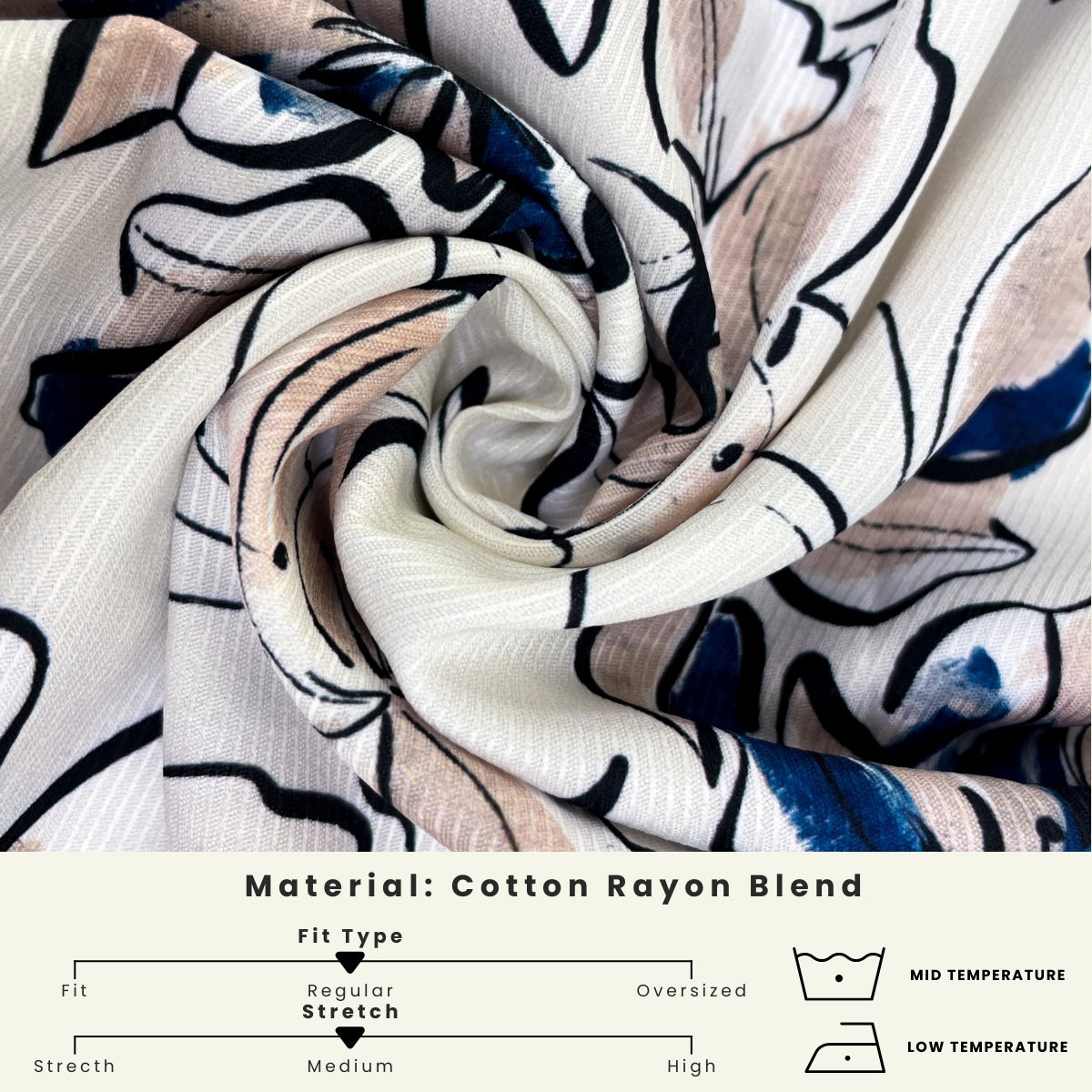 ZUCCA NIKITA BLOUSE LEHER REBEN BERCORAK FLORAL GAYA KOREA - DM248