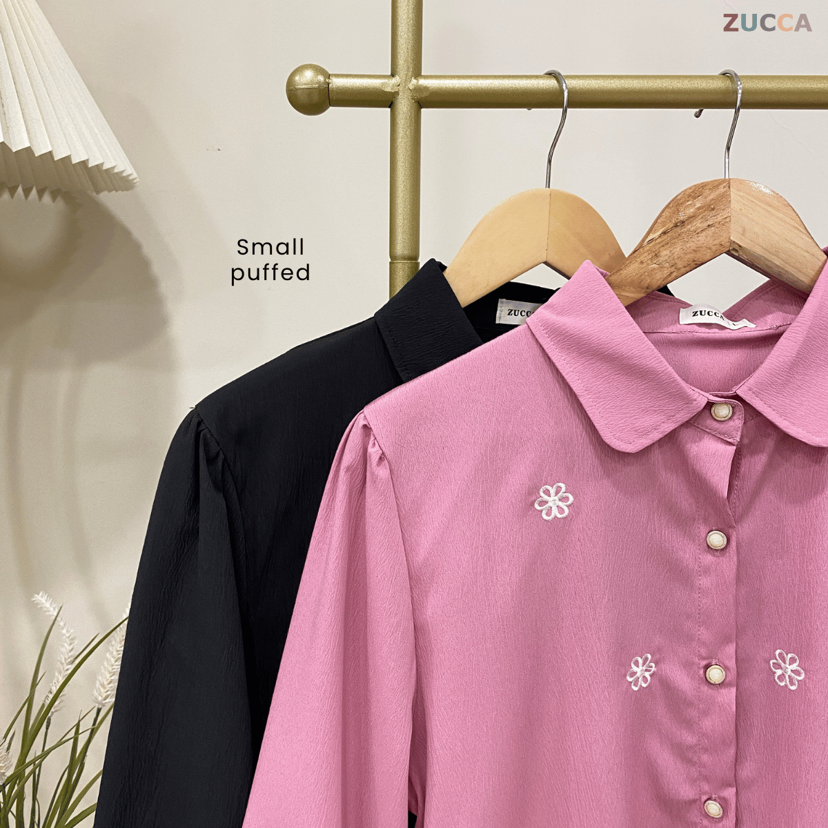 ZUCCA DILLA KEMEJA BERBUTANG PENUH DENGAN SULAMAN - DM251