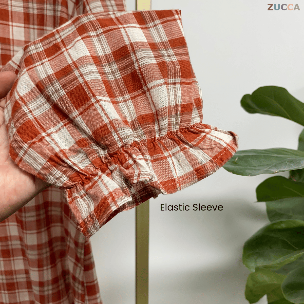 ZUCCA HANIE CASUAL CHECKERED BLOUSE - DM253 Shirts
