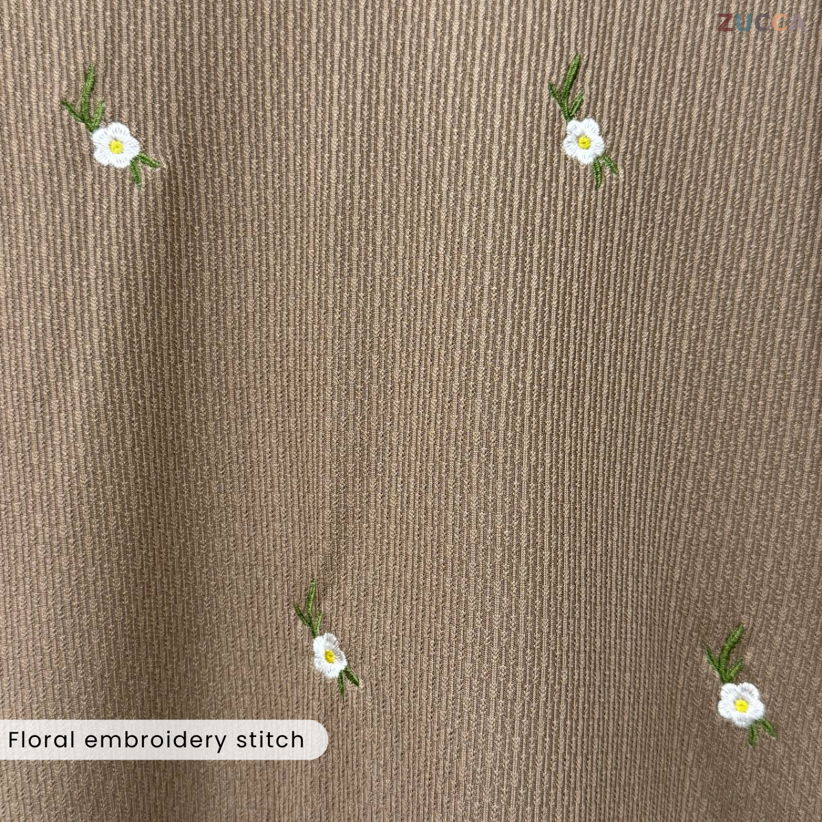 JUNA TWO-PIECE ATTACHED EMBROIDERY BLOUSE - DM264