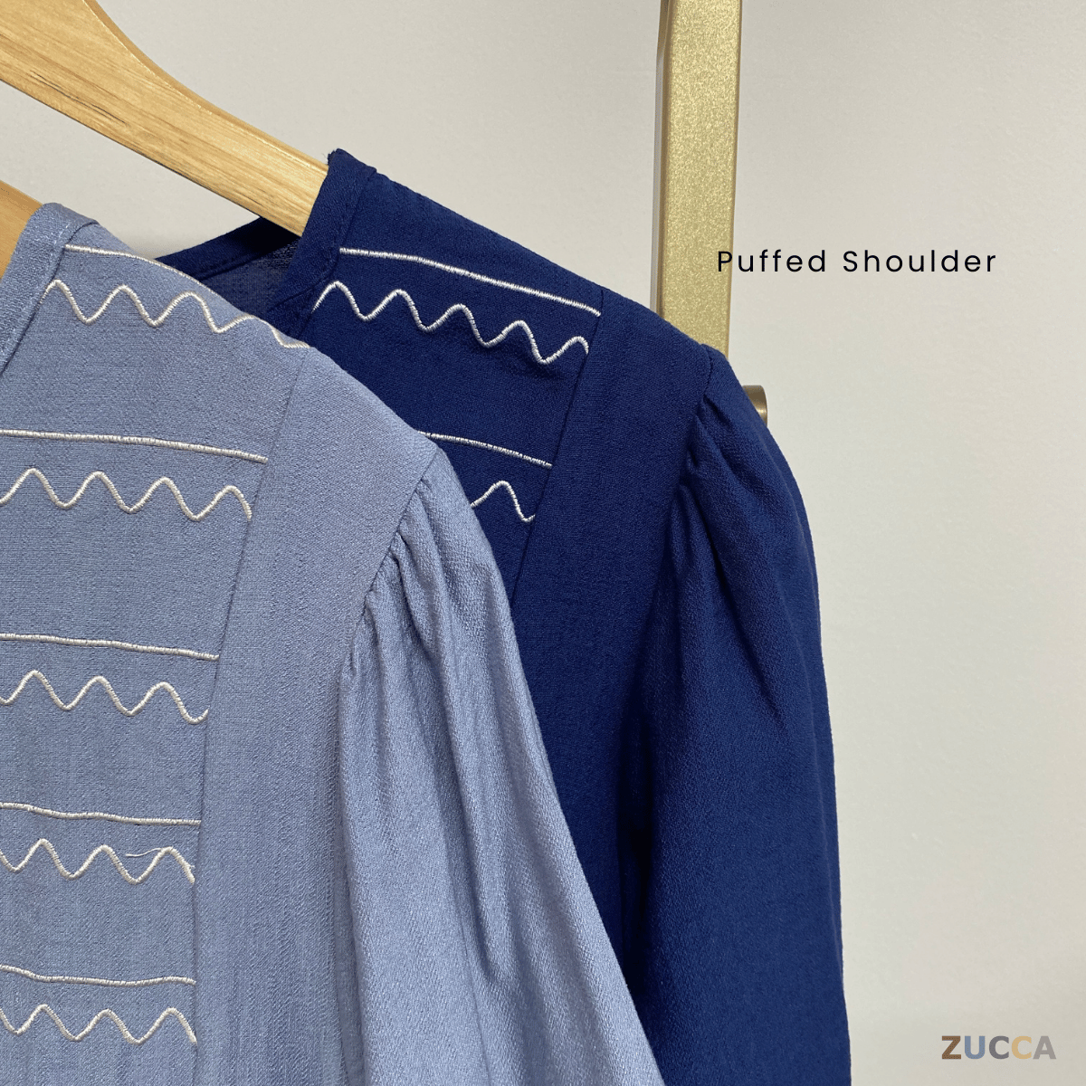 ZUCCA ERZA CASUAL ROUND NECK BLOUSE - DM272