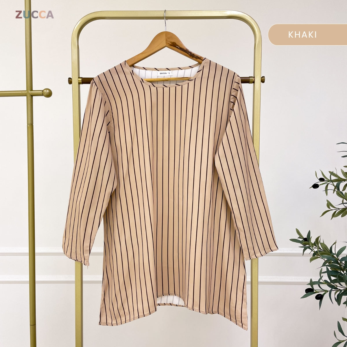 ZUCCA AQISHA WOMEN KASUAL BLOUSE BERJALUR LONG SLEEVE - DM278