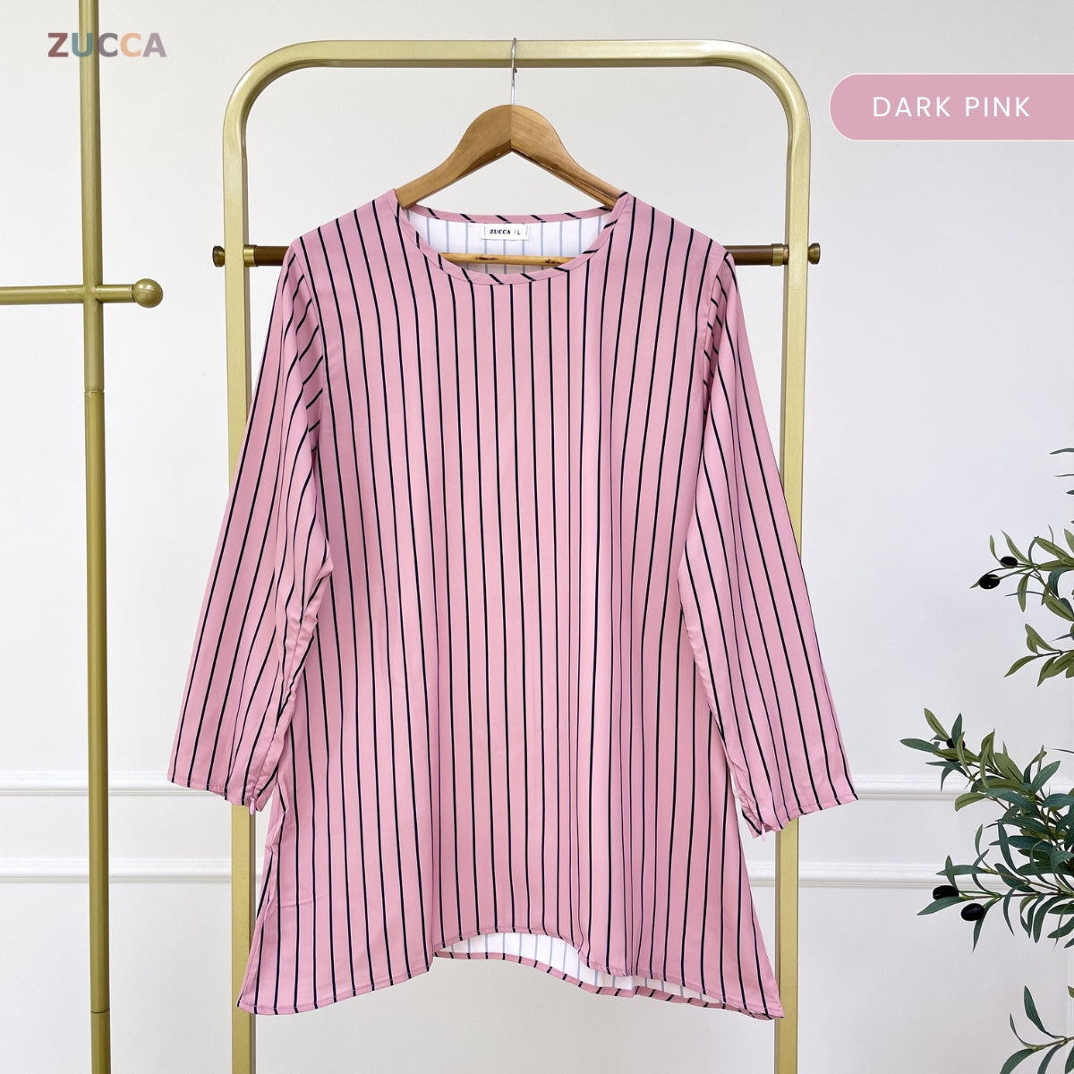 ZUCCA AQISHA WOMEN KASUAL BLOUSE BERJALUR LONG SLEEVE - DM278