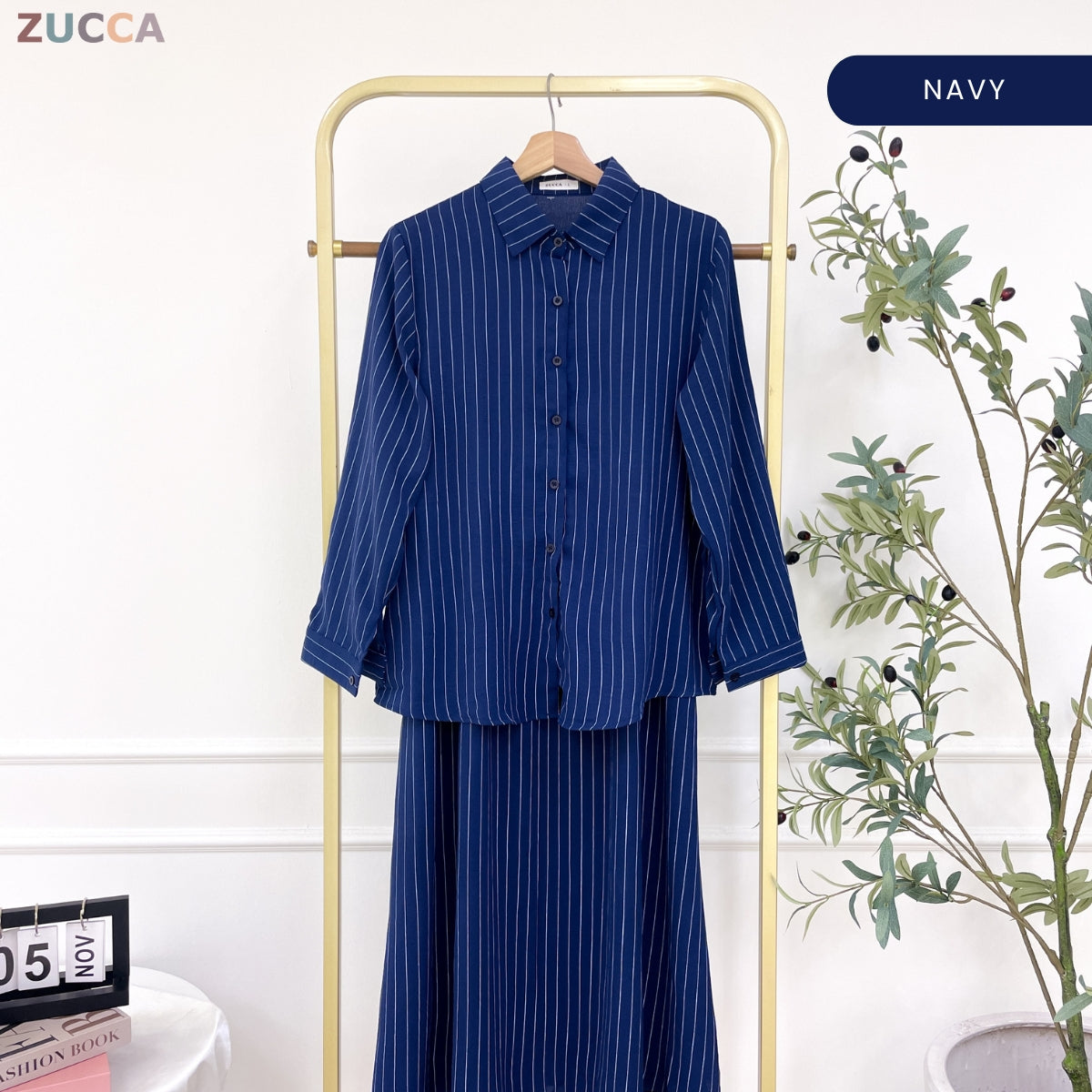 ZUCCA SALLY WOMEN SETWEAR TOP SKIRT LONG SLEEVE - DM280
