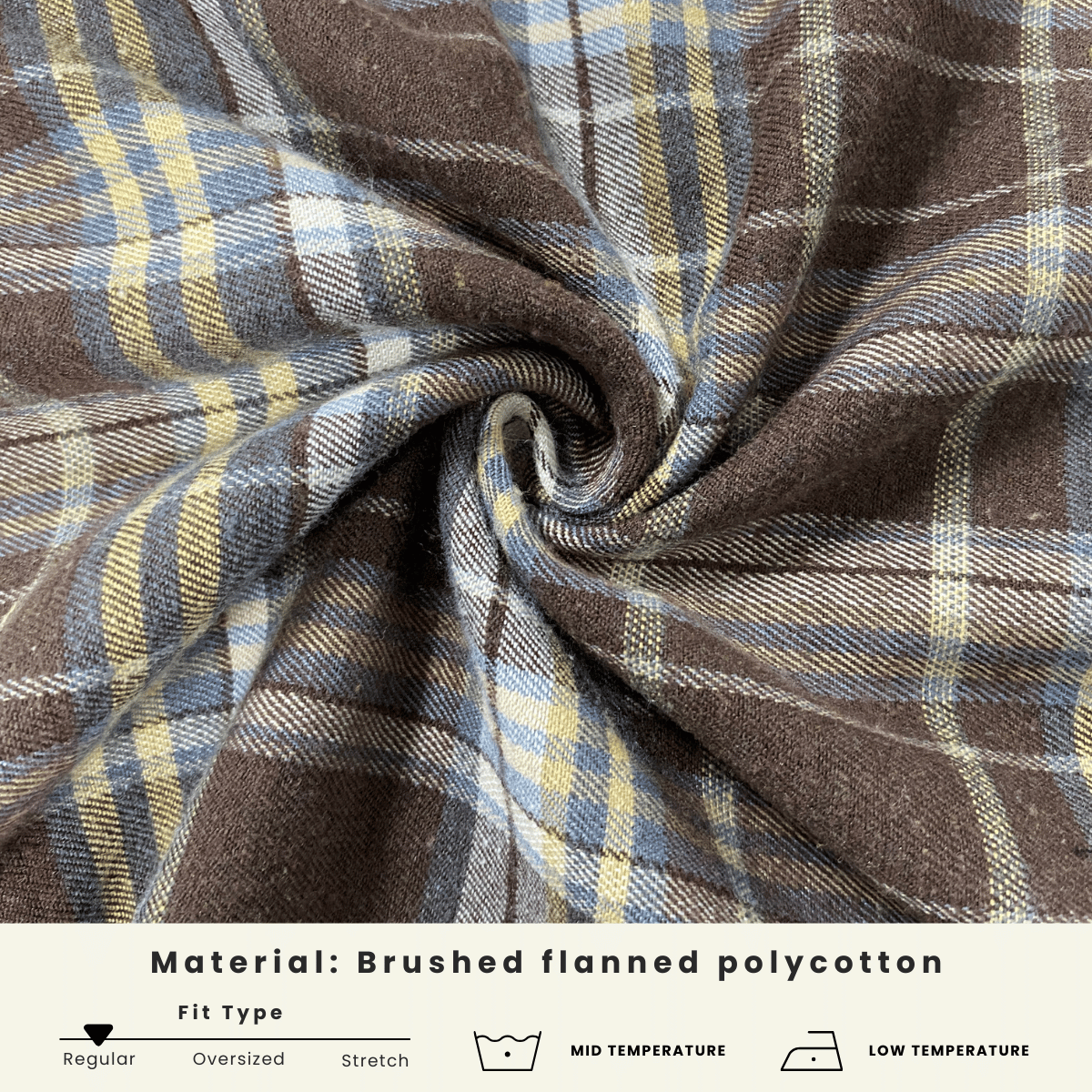 ZUCCA NANCY BLAUS WANITA KASUAL CORAK PLAID - DM282