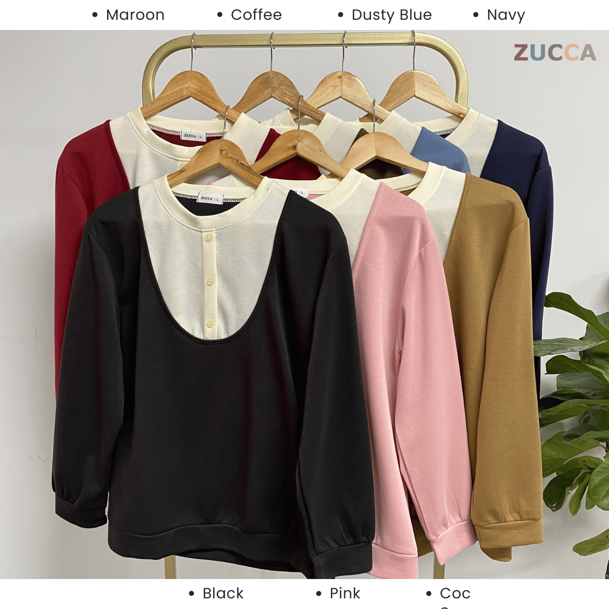 ZUCCA JUNNY DOLCE PULLOVER MODEST LOOK - DM286