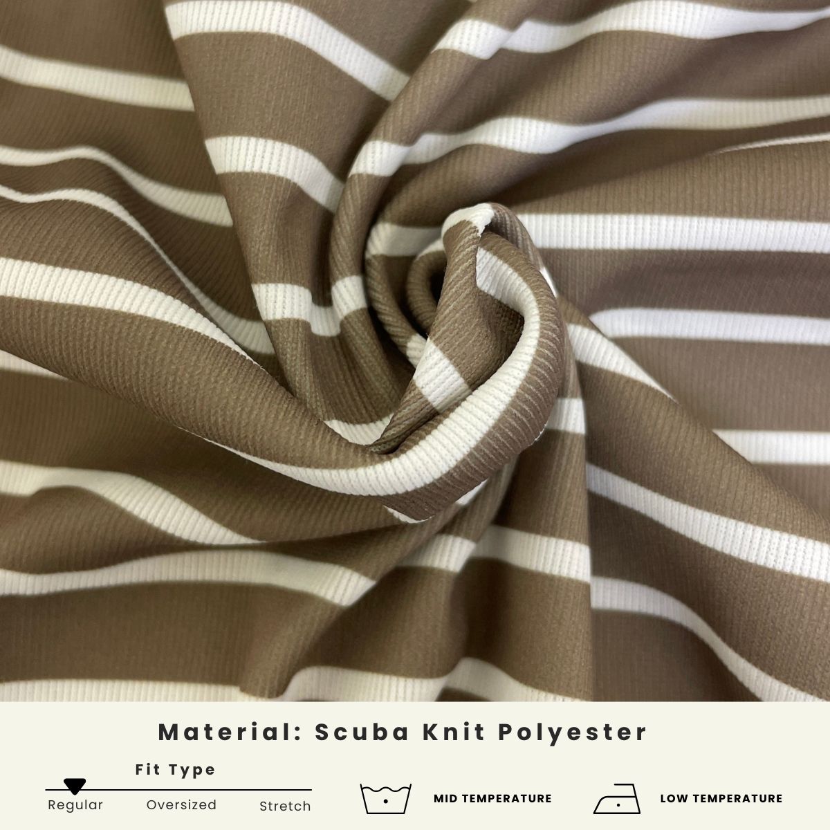 ZUCCA AQEELA COLLAR STRIPE KASUAL LONG SLEEVE BAJU PEREMPUAN - DM293