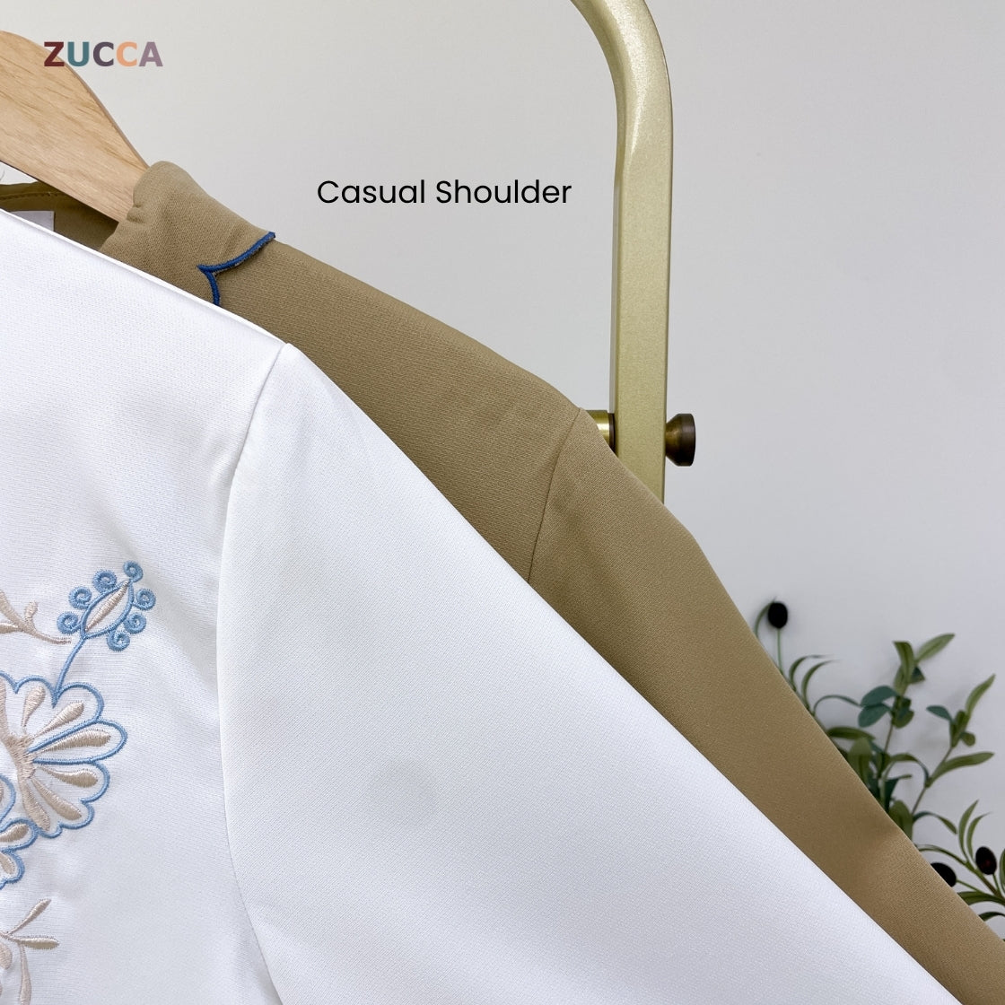 ZUCCA SELENA PASTEL EMBROIDERED BLOUSE - DM295