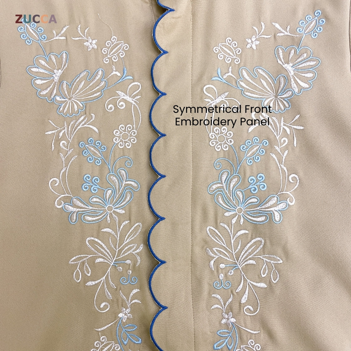 ZUCCA SELENA PASTEL EMBROIDERED BLOUSE - DM295