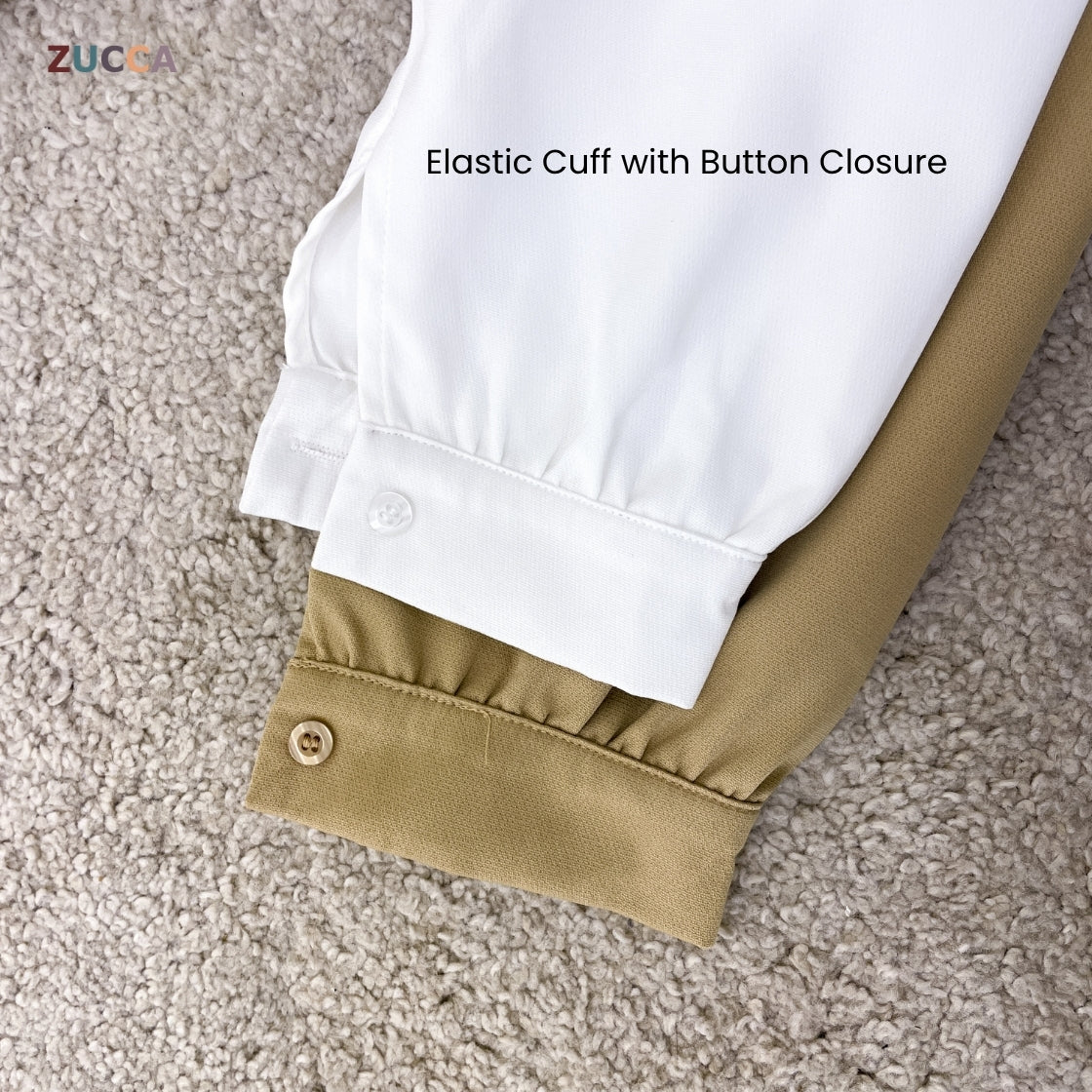 ZUCCA SELENA PASTEL EMBROIDERED BLOUSE - DM295