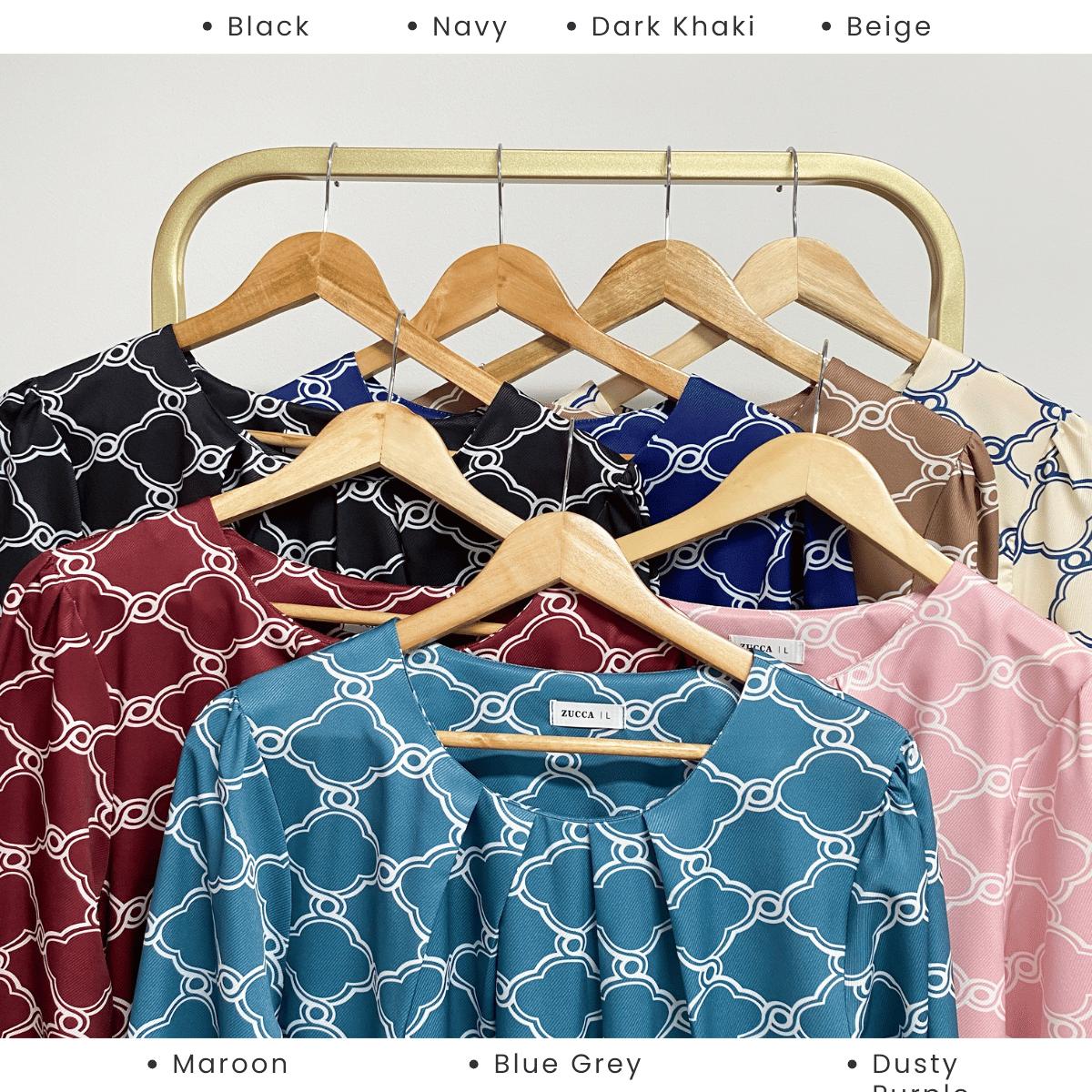 ZUCCA ROZANA FLOW PRINTED BLOUSE-DM297 Tops