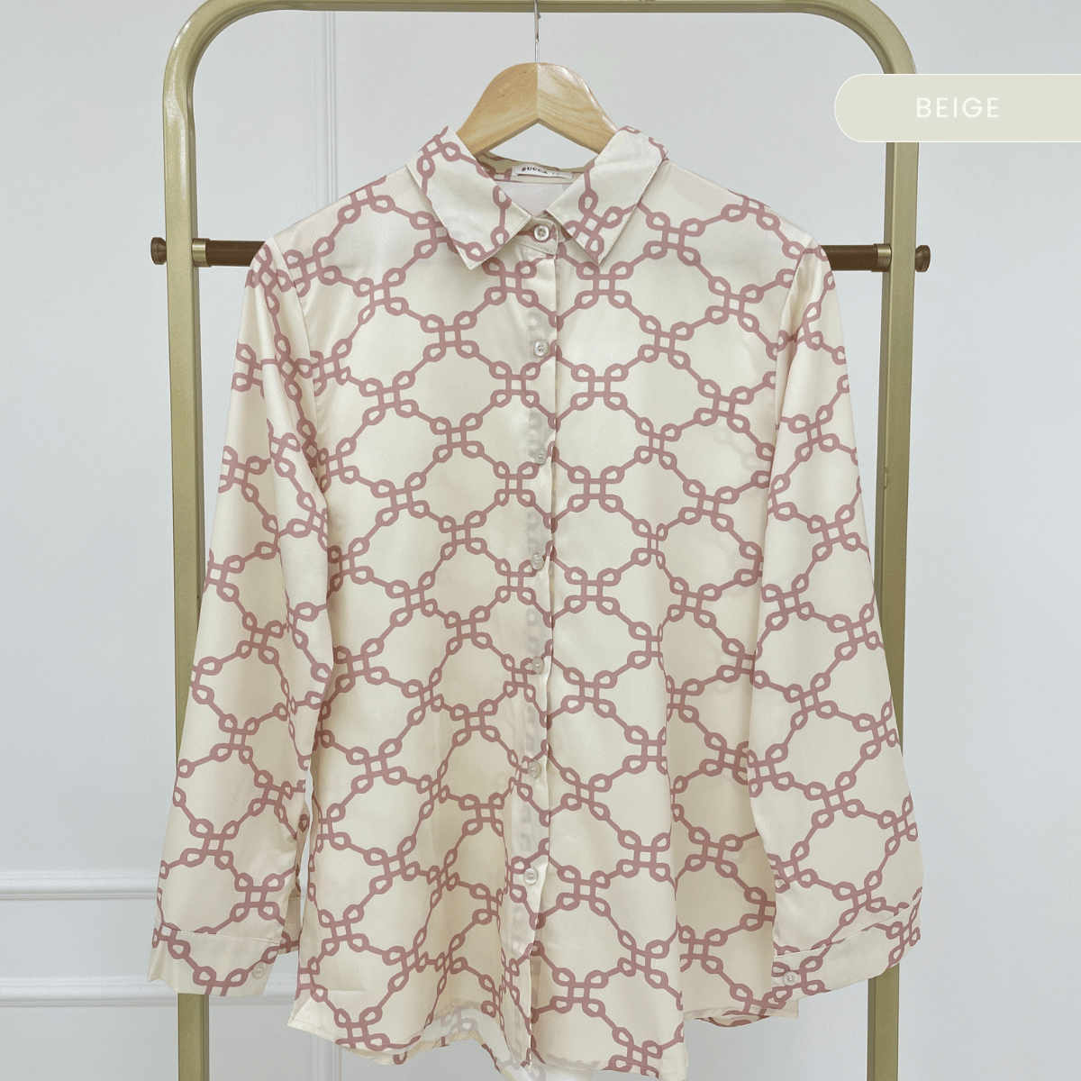 ZUCCA MASITAH BLOUSE SOFT SATIN FLOWY CUT -DM298