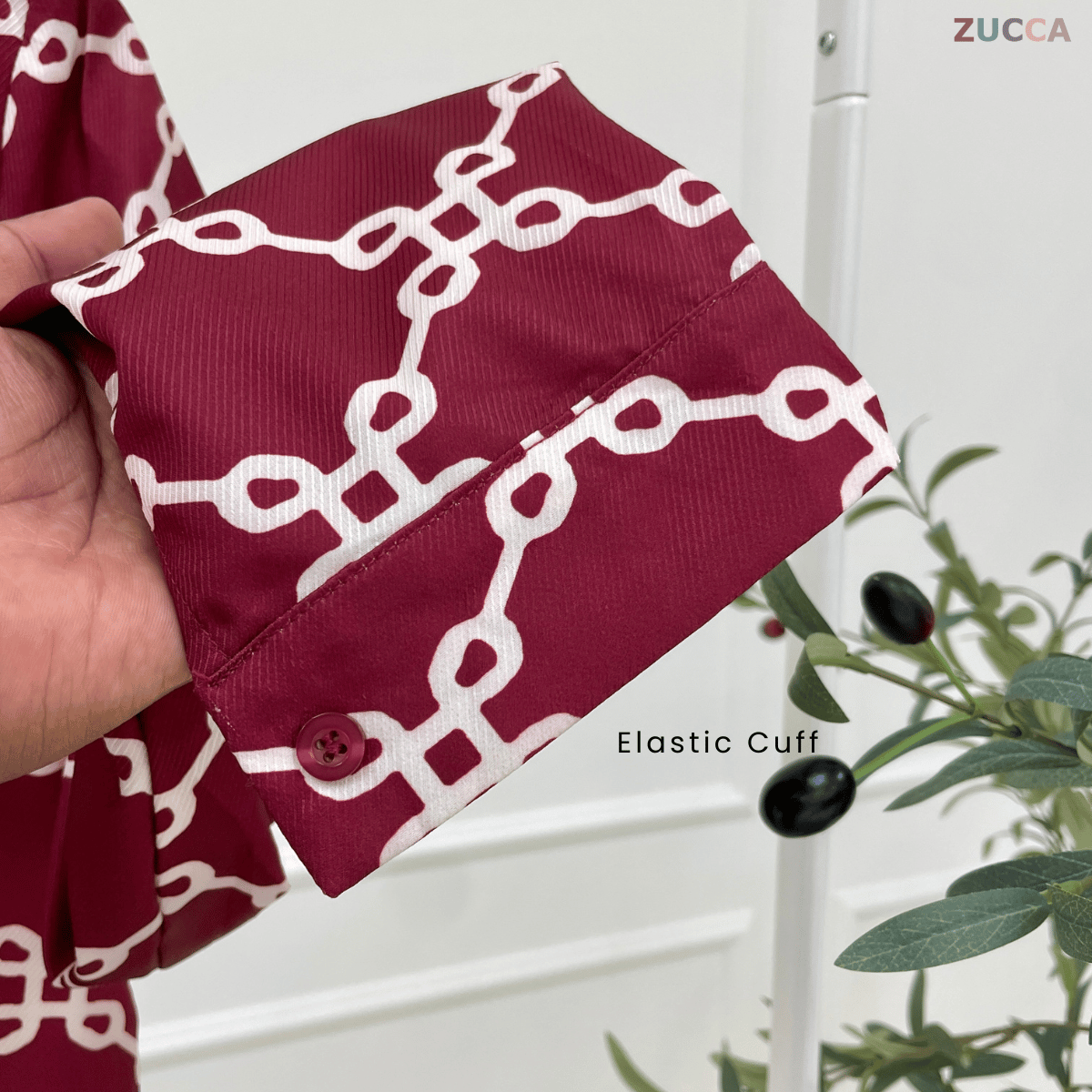 ZUCCA MASITAH BLOUSE SOFT SATIN FLOWY CUT -DM298