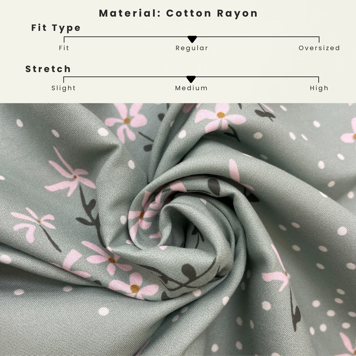 ZUCCA AINA MUSLIMAH KASUAL LONG BLOUSE FLOWER PATTERN - DM306