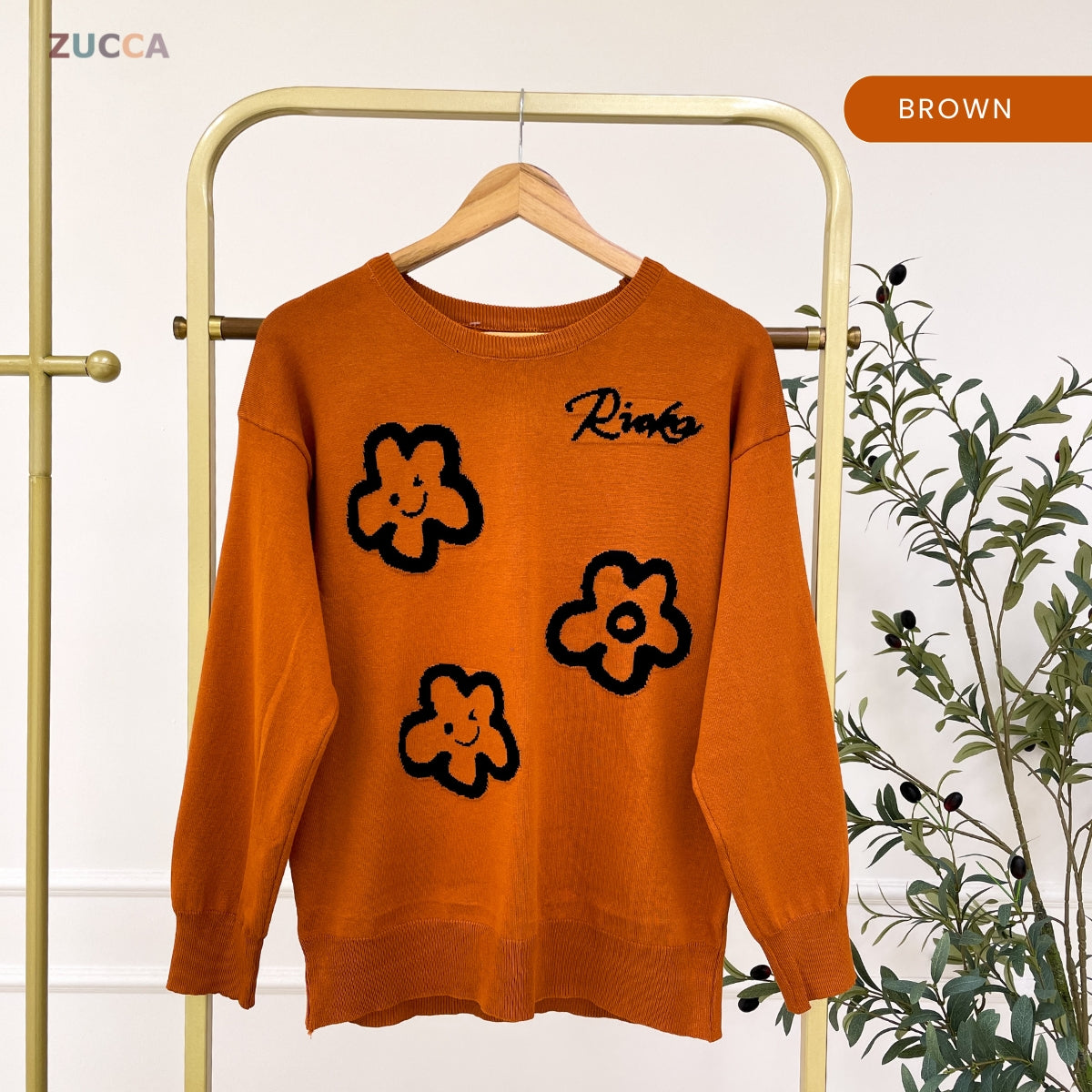 ZUCCA MARIA PEREMPUAN KASUAL KINTWEAR LONG SLEEVE - DM309